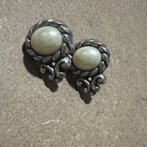 VTG Brighton Faux Pearl Earrings